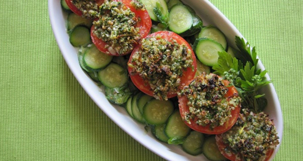 Zucchini-Tomaten-Gratin
