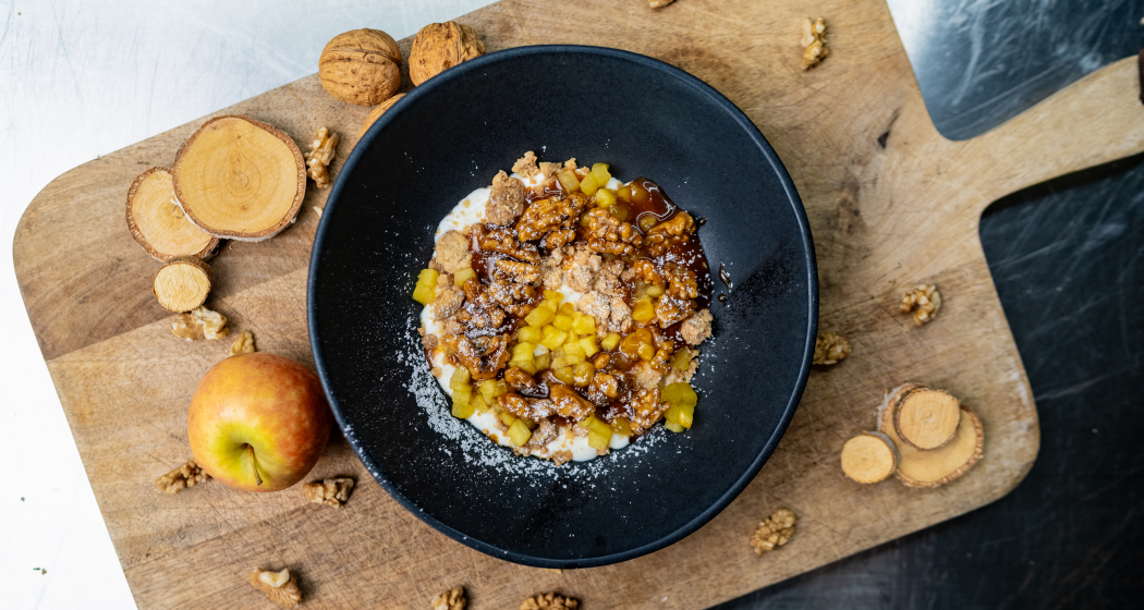 Apfel Crumble