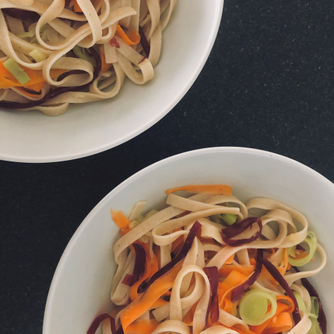 Tagliatelle Bündnerfleisch