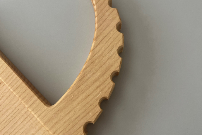 Steinbockhorn als Griff Steinbockhorn als Griff