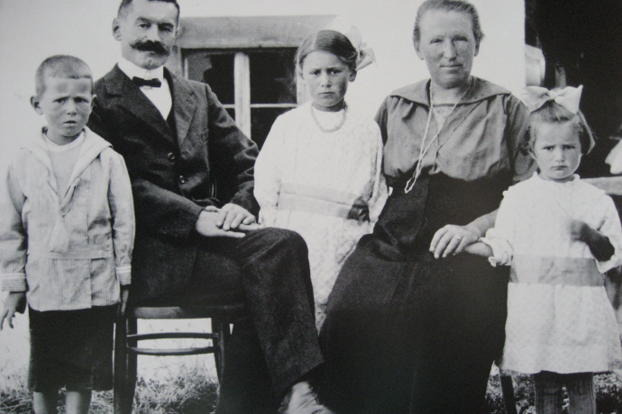 Giuseppe Badilatti mit Familie Giuseppe Badilatti mit Familie