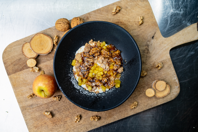 Apfel Crumble